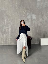 Zari Beyaz Tasarım Astarlı EtekGausETEKGU00903882