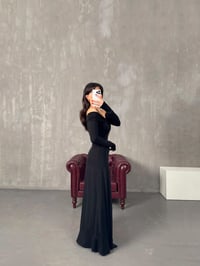 Sonia Siyah Madonna Yaka Pinterest ElbiseGausELBİSEGU00904342