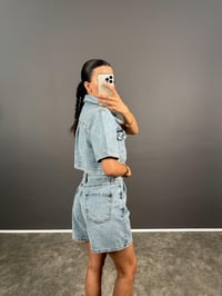 Zr Model Denim Şortlu Takım GausTAKIMGU008521