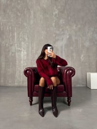 Mida ZR Bordo Baklava Dilim Sakallı KazakGausKAZAKGU00903827