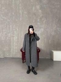 Nerisa Antrasit Düğmeli Astarlı Premium KabanGausKABANGU100237