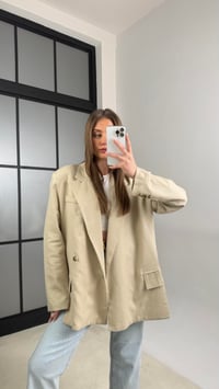 Taş Keten Blazer Premium Ceket GAUS-01115GAUSJacketsGAUS-01115