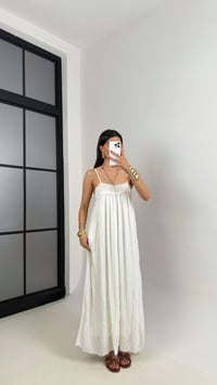 Beyaz Ayarlanabilir Askılı Astarlı Gipeli Tasarım Keten Takım Gaus00484GausELBİSEGU1002133
