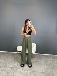 Tensel Haki Palazzo Pantolon GausPANTOLONGU004667