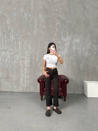 Edvin Acı Kahve Flare JeanGausDENİM PANTOLONGU100480