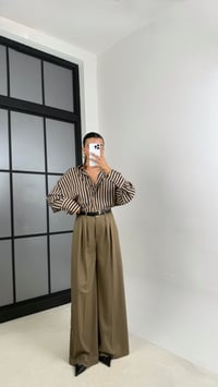 Camel Kemerli Cepli Palazzo Pantolon GAUS-00142GAUSPANTOLONGAUS-00142