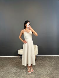Bong Taş Sırt Bağlamalı Elbise GausELBİSEGU004670