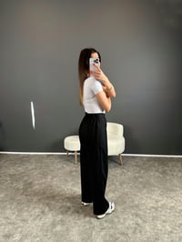 Pascal Siyah Beli Lastikli Pantolon GausPANTOLONGU004272