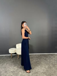 Brasil Lacivert Kuşaklı Cepli TulumGausTULUMGU007973