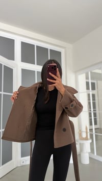 Kahve Dik Yaka MD Muadil Astarlı Kaban GAUS-02366GAUSKABANGAUS-02366