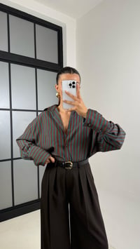Yeşil Çizgili Premium Gömlek GAUS-00139GAUSShirtGAUS-00139