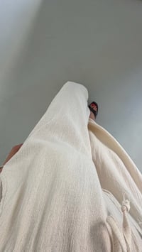 Taş Boncuk İpli Keten Şalvar Pantolon GAUS-01858GAUSPANTOLONGAUS-01858
