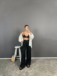 Avis Siyah Poliviskon Bol Paça PantolonGausPANTOLONGU008643