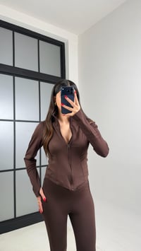 Kahve OYS Model Ceket Tayt Takım GAUS-00941GAUSTAKIMGAUS-00941
