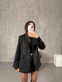 Hanna Siyah Astarlı Süet CeketGausCEKETGU100262