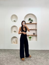 Ruvi Siyah Tasarım Triko PantolonGausPANTOLONGU00903715