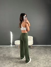 Haki Çımalı Modal Pantolon GausPANTOLONGU004216