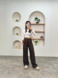 Maks Kahve ZR Model Palazzo PantolonGausPANTOLONGU00903559