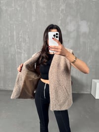 Ares Sütlü Kahve Vatkalı Kırçıllı Astarlı YelekGausYELEKGU00903925