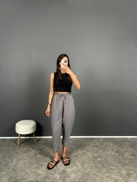 Arion Gri Ayrobin Keten PantolonGausPANTOLONGU008497