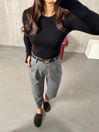 Nora Gri Kumaş PantolonGausPANTOLONGU00903978