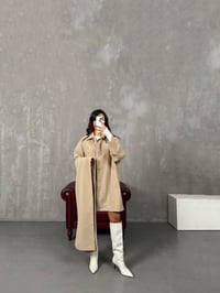 Raven Taş ORJ MD Etiketli Astarlı Atkı Detaylı TrençkotGausKABANGU100447