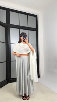 Gri Modal Kumaş Basic Etek GAUS-01559GAUSETEKGAUS-01559