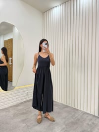 Antrasit Askısı Ayarlanabilir Modal Kumaş Tulum Gaus00331GausTULUMGU1001769