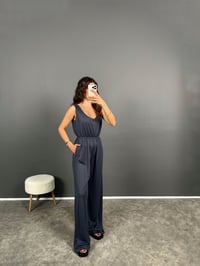 Helgi Antrasit Beli Lastikli Pike Modal TulumGausTULUMGU008443