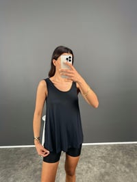 Antrasit U Yaka Salaş Sıfır Kol TshirtGausTSHIRTGU008375