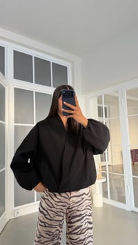 Siyah Kruvaze Astarlı Reglan Mont GAUS-01905GAUSPuffer JacketsGAUS-01905