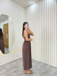 Kahve Askısı Ayarlanabilir Moda Kumaş Tulum Gaus00331GausTULUMGU1001767