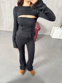 Dream Antrasit Dekolte Pencere Detaylı TakımGausTAKIMGU00903946