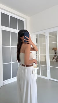 Ekru Kemerli Premium Pantolon GAUS-01667GAUSPantsGAUS-01667