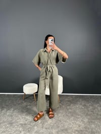 Haki Müslin Kemerli Tulum GausTULUMGU007273