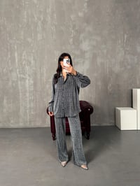 Gusta Gri Taşlı Parlak TakımGausTAKIMGU00903906