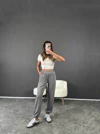 Gri Oysh Modal Jogger PantolonGausPANTOLONGU002882