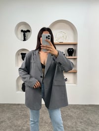 Pecho Antrasit Astarlı Blazer CeketGausCEKETGU009020