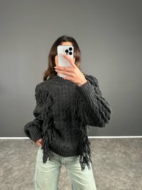 Antrasit Püsküllü Kazak GausKAZAKGU004048