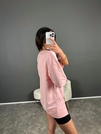 Luni Pembe Tasarım Oversize TshirtGausTSHIRTGU004681