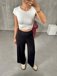 Jeny Siyah Palazzo Triko PantolonGausPANTOLONGU00904217