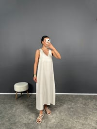 Tua Taş Uzun Basic Keten Elbise GausELBİSEGU008459