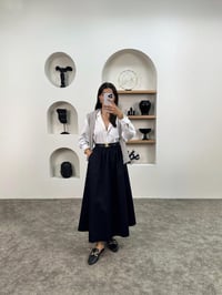 Gosa Siyah Beli Lastikli Gabardin Kumaş EtekGausETEKGU008959