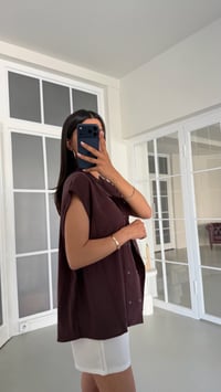 Mürdüm Çıtçıt Düğmeli Yelek GAUS-01815GAUSYELEKGAUS-01815