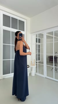 Lacivert Tulum Görünümlü Bluz Pantolon İkili Premium Takım GAUS-01738GAUSTAKIMGAUS-01738