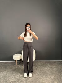 Riona Antrasit Cırt Bantlı PantolonGausPANTOLONGU007222