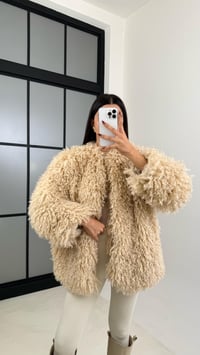 Taş Saçaklı Astarlı Premium Kürk GAUS-00332GAUSPuffer JacketsGAUS-00332