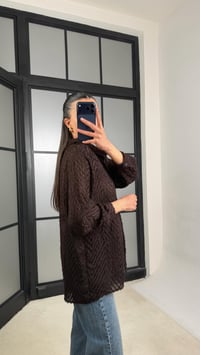Acı Kahve Püsküllü Gömlek GAUS-01244GAUSGÖMLEKGAUS-01244