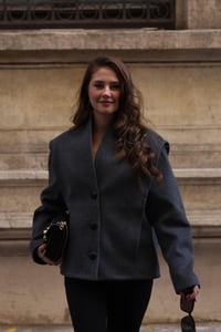 Antrasit Astarlı Kısa Kaşe Kaban GAUS-00667GAUSKABANGAUS-00667