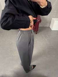 Sagura Gri Beli Lastikli Cepli Premium PantolonGausPANTOLONGU100563